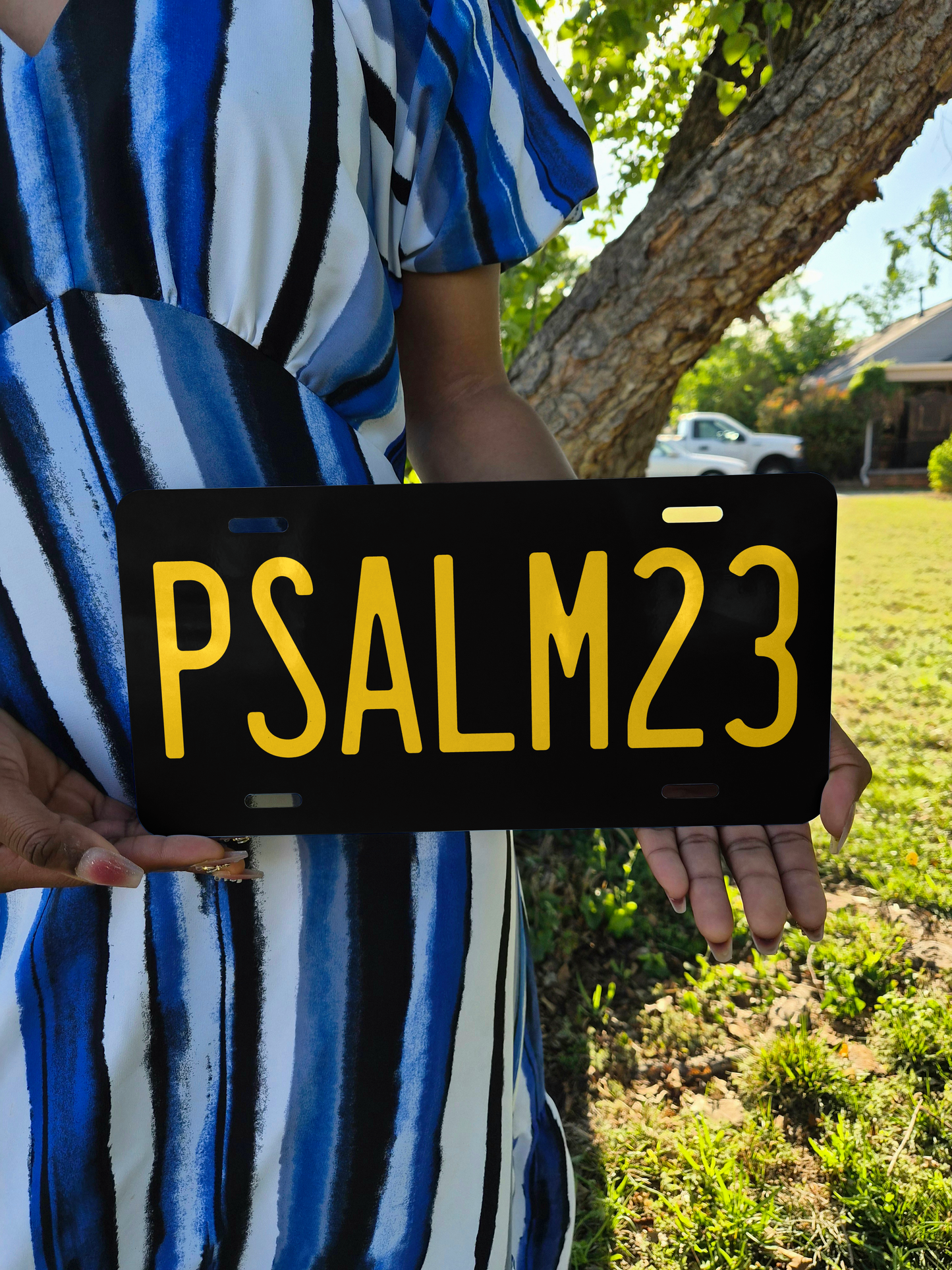 Psalm 23 Christian License Plate